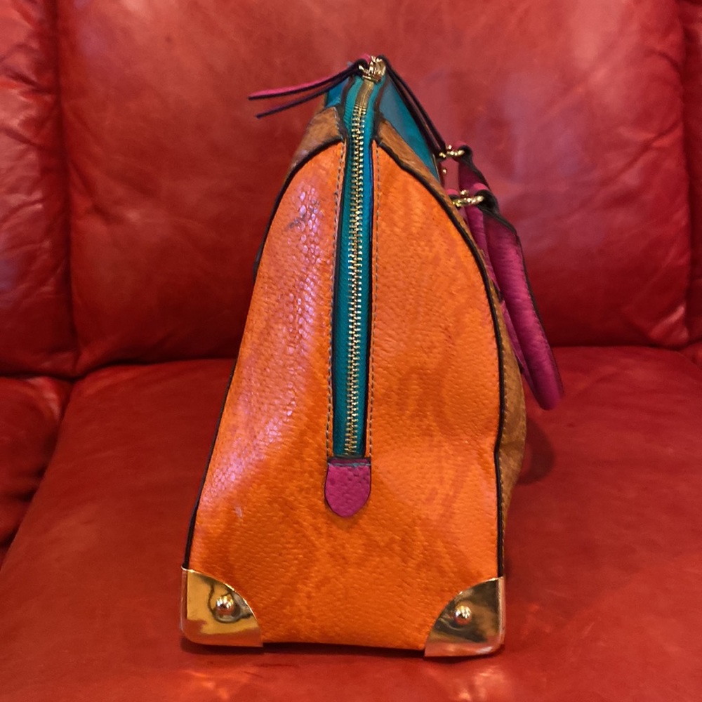 Also Multi Colored Snake Pattern Purse - image 2